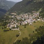 Vue sur le village de Champagny-en-Vanoise